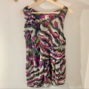 Anthropologie Edme Esyllte Silk Blend Blouse